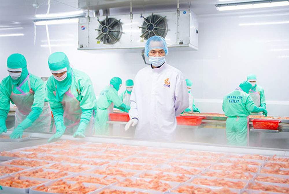 Position of Vietnamese shrimp - HungHau Agricultural